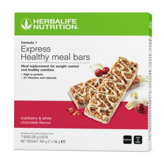 formula 1 express healthy meal bars cranberry & white chocolate 7 bars (copy)